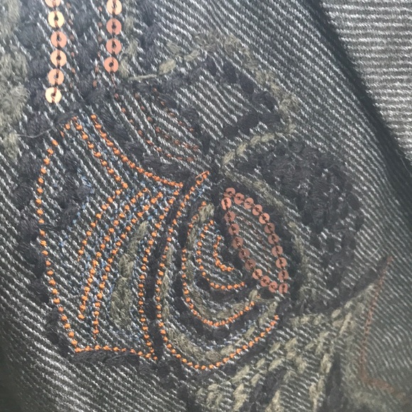 NEW-Coldwater creek riding jacket embroidered - Picture 8 of 8